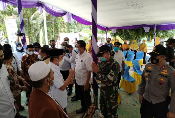 Danramil 16/Tapung Bersama Gubernur dan Bupati Kampar Canangkan Zona Ekonomi Syariah di Desa