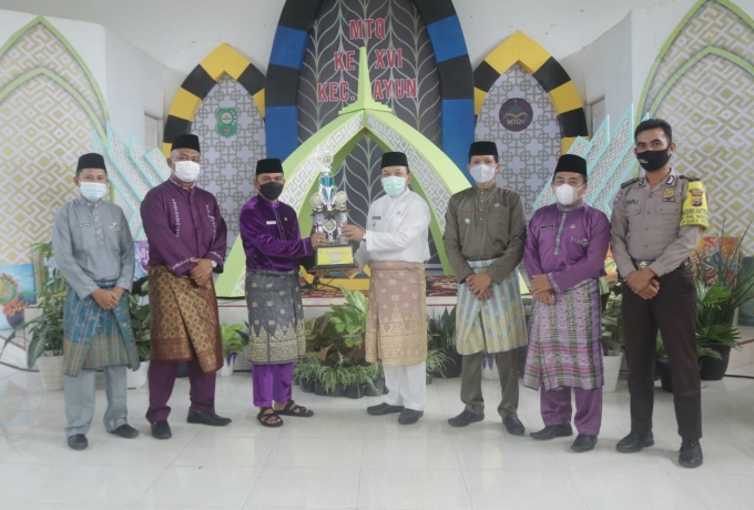 Wabup Husni senang Antusias peserta di MTQ Kecamatan Dayun tinggi