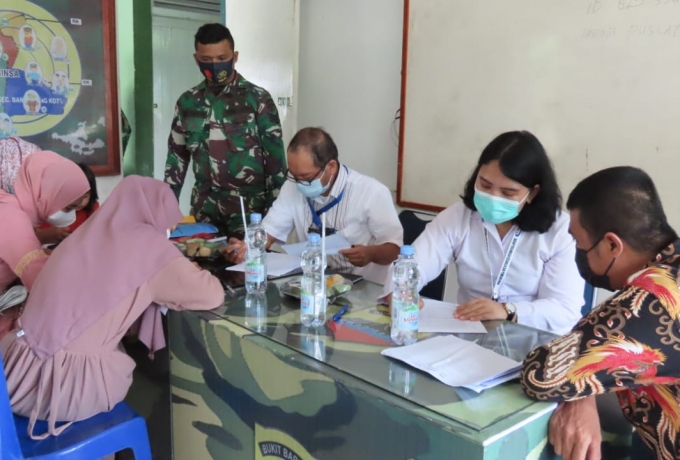 Koramil 01/Bangkinang Terima  Kunjungan Tim BPKP Perwakilan Provinsi Riau