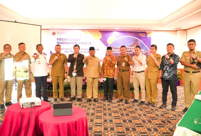 Kementrian ATR/BPN RI Pilih Kecamatan Siak Hulu Jadi Pilot Project Kawasan Kota Terpadu RDTR