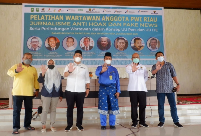Bupati Siak Diwakili Asisten Adum, Buka Pelatihan Wartawan Anggota PWI Riau
