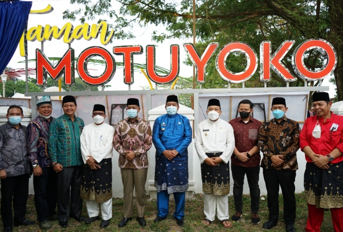 Bupati Siak Alfedri, Resmikan Ruang Terbuka Hijau Taman Kota MOTUYOKO 