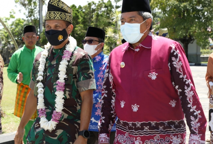 Bupati Alfedri sambut kunjungan Brigjen TNI M Syech Ismed