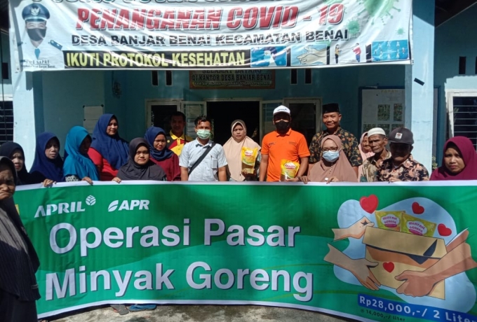RAPP dan APR Gelar Operasi Pasar Minyak Goreng di Kuansing