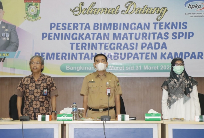 Kabupaten Kampar Level 3 Target Untuk Tingkat Maturasi SPIP Di Provinsi Riau