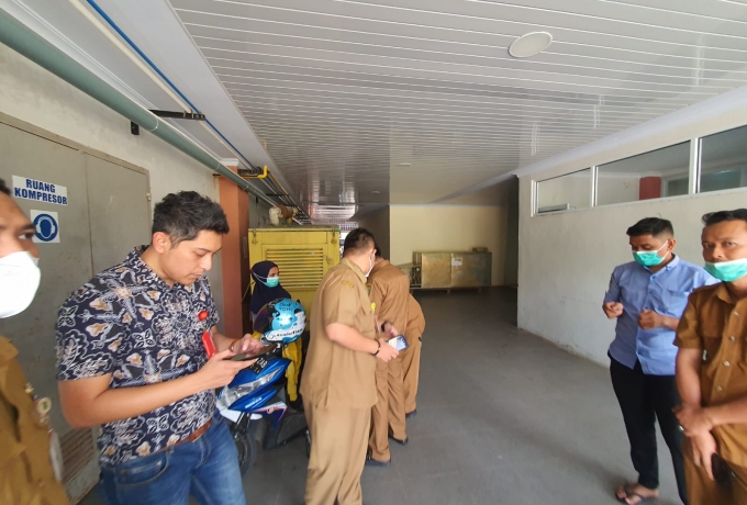 Bersama Tim Audit PKKN Penyidik Kejari Kampar Datangi RSUD Bangkinang, Terkait CT Scan