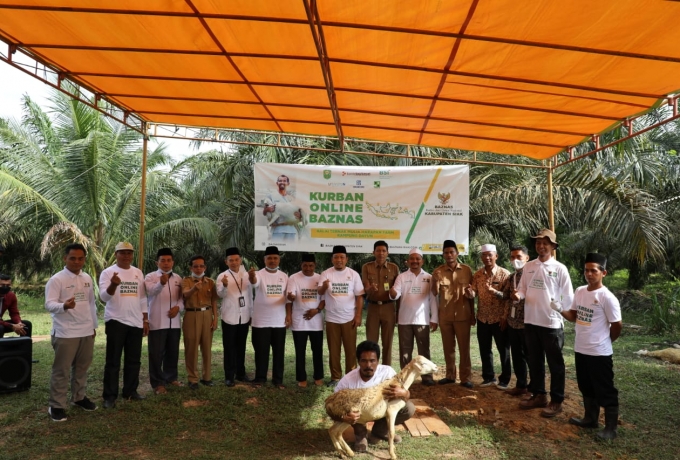 Baznas Kabupaten Siak Terima 100 Ekor Domba Dari Baznas Pusat