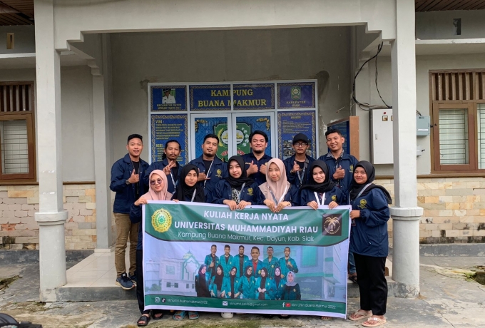 Tim Kukerta Universitas Muhammadiyah Riau Gelar KKN di Siak
