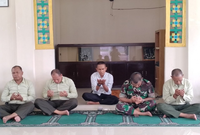 Peringati HUT TNI Ke - 77 Kodim 0313/KPR Gelar Doa Bersama dan Zikir