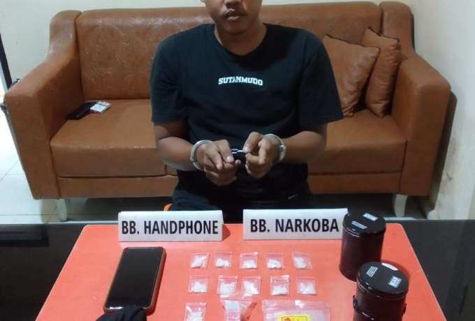 Pengedar Narkoba di Tapung di Ringkus Satresnarkoba Polres Kampar
