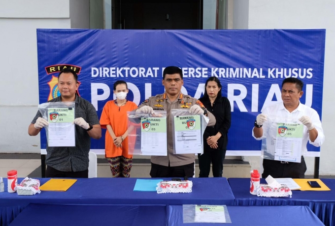 Polda Riau Ungkap Tindak Pidana Perbankan Kerugian 6,7 Milyar, Mantan Relationship Manager Bank 