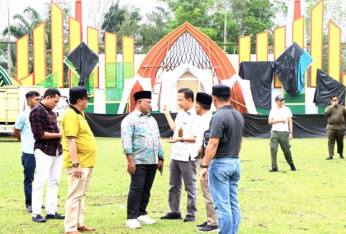 H-3 Pelaksanaan MTQ Ke 52 Tahun 2023 Tingkat Kabupaten Kampar, Sekda Kembali Tinjau Lokasi Utama