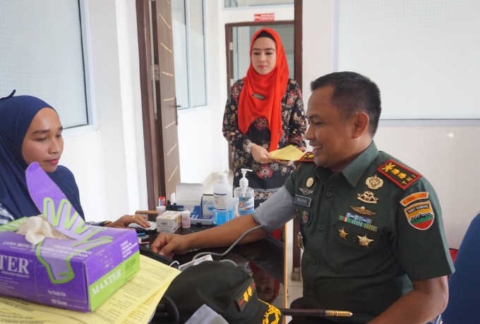 Dandim 0313/KPR, Jadikan Giat Donor Sebagai Momentum Meningkatkan Aksi Kemanusiaan Di Lingkungan TNI