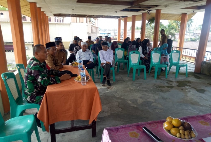 Babinsa Koramil 01/ Bkn Hadiri Musyawarah Desa Penetapan RKP Desa Tahun 2024