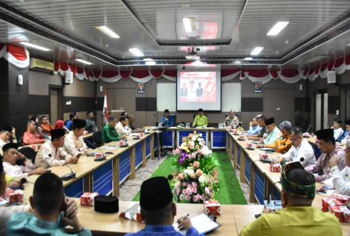 Pj Bupati Kampar Pimpin Rapat Finalisasi,  Meriahkan dan Sukseskan HUT RI Ke 78 dan HUT Riau Ke 66
