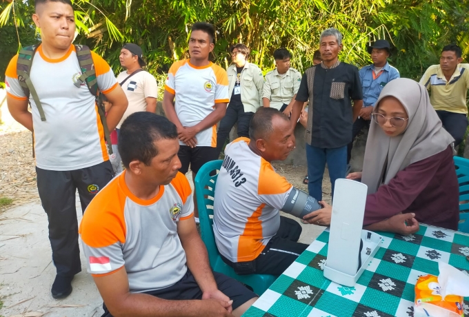 Menyambut HUT RI ke 78 ,Koramil 01/Bkn Ikut Meramaikan Lomba Bola Voly Di Kecamatan Kuok