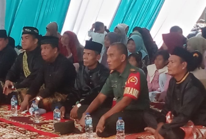 Pererat Silaturrahmi, Dandim 0313/Kpr, diwakili Danramil 07/Kampar Hadiri Acara Halal Bihalal 