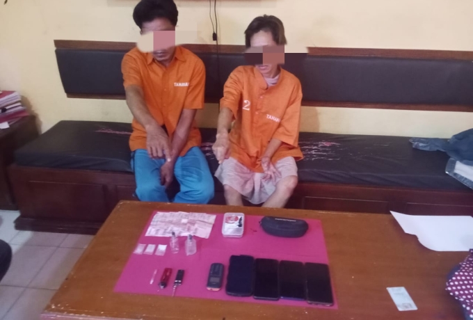 Diduga Jadi Pengedar Narkoba, Suami Istri Diringkus Polsek Tapung Hulu