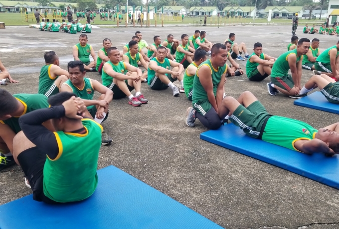 Kodim 0313/KPR Gelar Garjas Periodik dan Uji Kemampuan Prajurit Semester II Tahun 2024