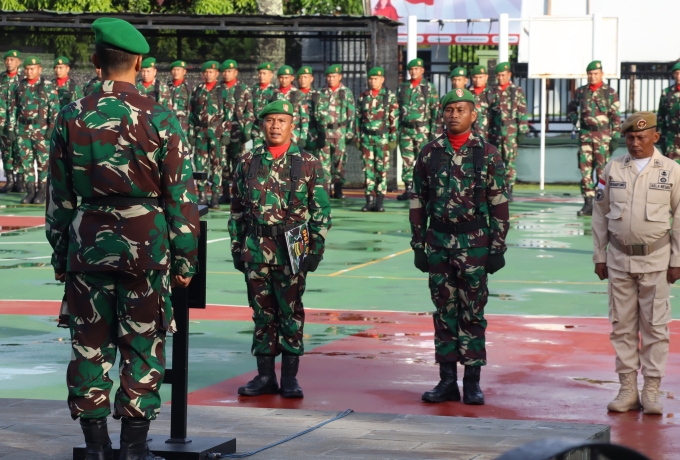 Jadi Inspektur Upacara, Kasdim 0313/KPR Bacakan Amanat Kepala Staf Angkatan Darat 