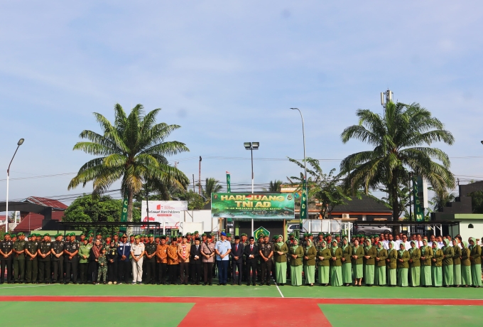 Kodim 0313/KPR Peringati Hari Juang Kartika, Ingat Sejarah, Dan Teguhkan Komitmen Berjuang Bersama 