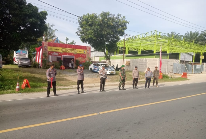 Menjelang Puncak Pergantian Tahun, Babinsa Langgam Bersama Tim Gabungan Laksanakan Patroli 