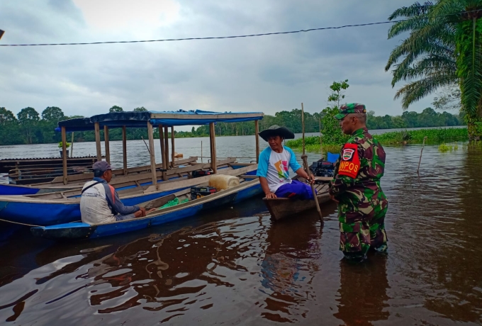 Kesigapan Prajurit Kodim 0313/KPR Diuji dalam Aksi Penanggulangan Bencana Alam