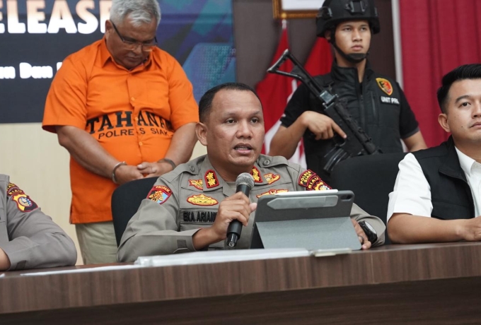 Polres Siak Amankan Pelaku Pembakaran dan Penganiayan Supir Truk