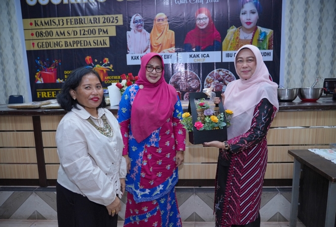 DWP Bapperida Siak Gelar Cooking Class Guna Peningkatan Ekonomi Keluarga