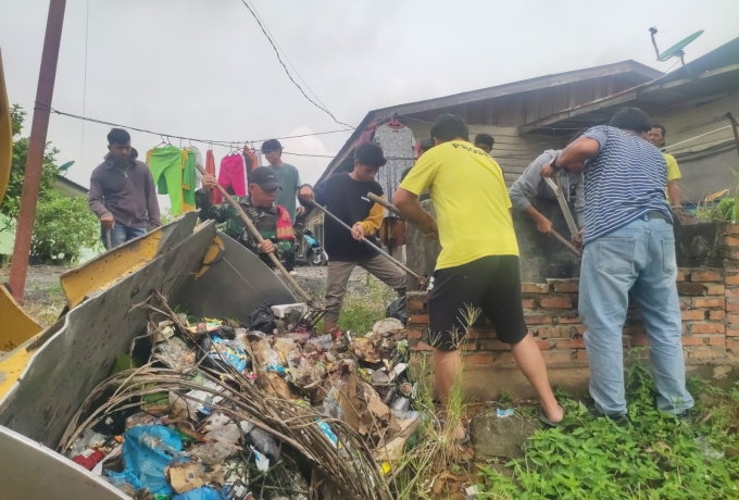 Babinsa Silaturahmi Ajak Warga Tumbuhkan Jiwa Gotong Royong