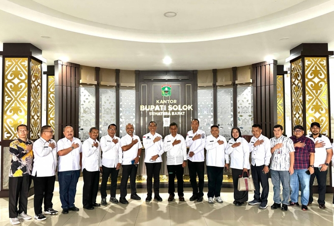 Bupati Kampar Kunker Ke Solok Penguatan Kerjasama Antar Daerah Untuk Pengendalian Inflasi 