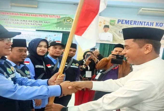 Bupati Kampar Lepas Keberangkatan JCH Kampar Menuju Tanah Suci