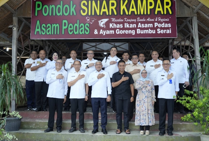 Bupati dan Wakil Bupati Kampar Silaturahmi Bersama Kepala BNN 