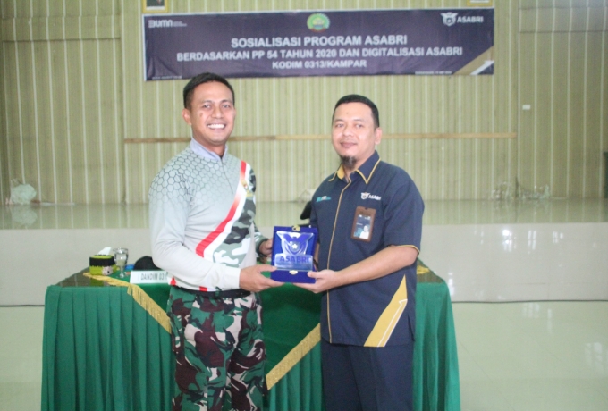 Bangun Masa Depan Bersama Asabri, Kodim 0313/KPR Lakukan Sosialisasi