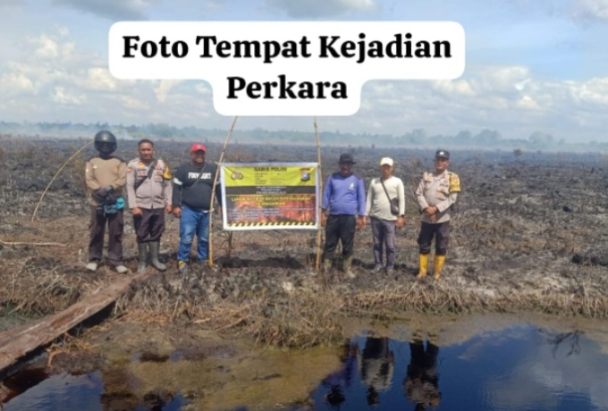 Polres Rokan Hilir Ungkap Kasus Kebakaran Lahan, Satu Orang Diamankan