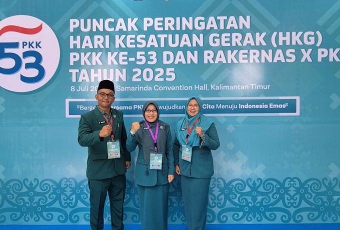 Ketua TP PKK Kabupaten Siak Hadiri Rapat Kerja Nasional X PKK Tahun 2025 di Samarinda