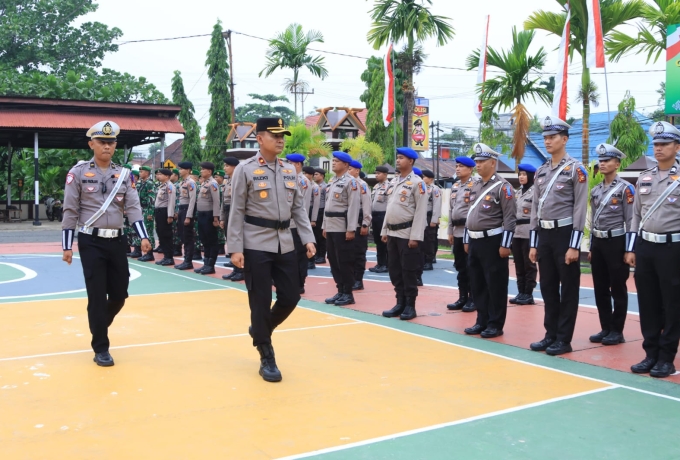 Operasi Patuh Lancang Kuning 2025 Polres Inhil Wujudkan Tertib Lalu Lintas untuk Indonesia Emas