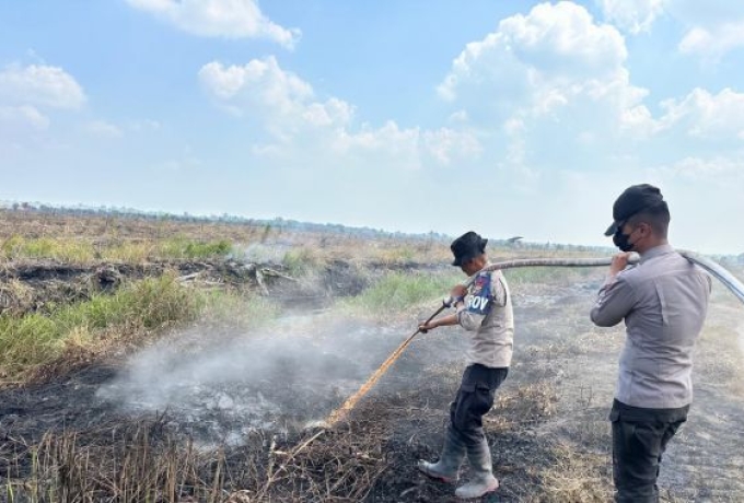 Sebelum Gugur, Ipda Donald 3 Pekan di Garis Depan Padamkan Karhutla