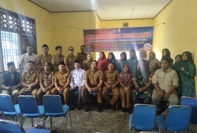Dukung Penurunan Stunting, Babinsa Serma Fauzi Warman Hadiri Giat Lokakarya Mini