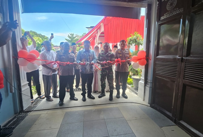 Danramil 01/BKN di Wakili Pelda Nazuar Hadiri Peresmian Dapur Makan Bergizi Gratis