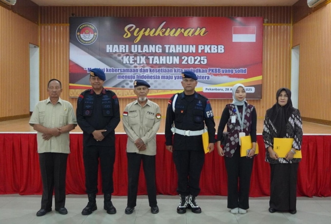 HUT PKBB ke - 9, Dansat Brimob Riau : jaga persatuan dan kesatuan serta kekompakan