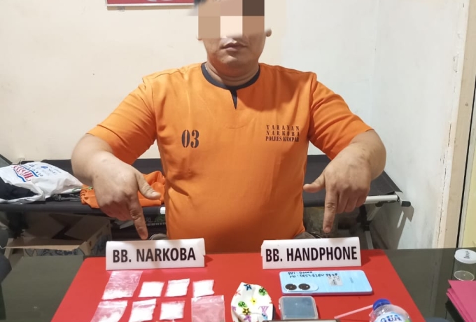 Polres Kampar Kejar dan Tangkap Pengedar Narkoba Hingga ke Rokan Hulu