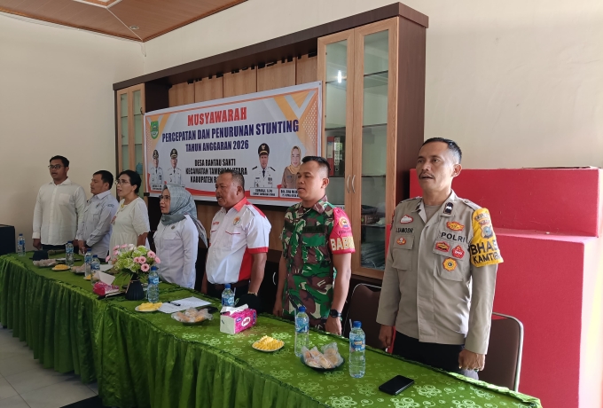 Babinsa Hadiri Musyawarah Percepatan dan Penurunan Stunting