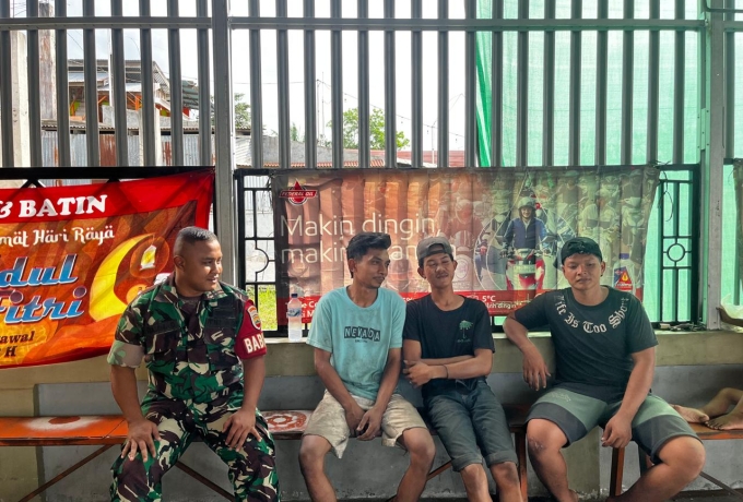 Peduli Dengan Generasi Muda, Babinsa Koramil 14/Kepenuhan Berikan Sosialisasi Bahaya Narkoba