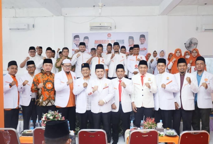 Berlangsung Secara Sederhana, DPW Riau Lantik Pengurus DPD PKS Kampar