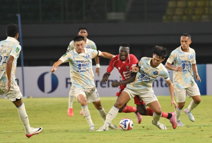 PSPS Pekanbaru Tersungkur di Bekasi, Kebangkitan Ditunggu di Stadion Rumbai