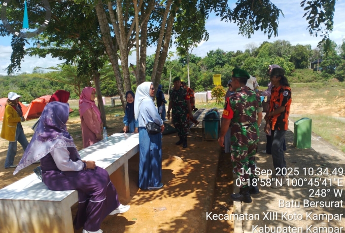 TNI dan Pemuda Sinergi Jaga Keamanan dan Ketertiban di Kabupaten Kampar