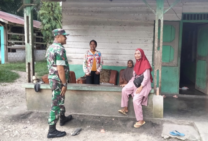 Kebersamaan Babinsa Dan Warganya, Tumbuhkan Kekompakan Serta Kemanunggalan