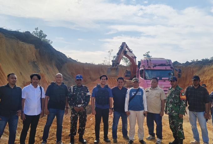 Tindak Lanjut Perintah Pimpinan TNI, Kodim 0313/Kampar Bersama Polri Tertibkan Galian C Ilegal