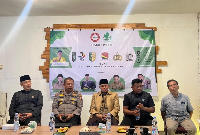 Partai Hijau dan FABEM Riau Deklarasi Tolak PETI, Dorong Pembentukan WPR di Kuansing